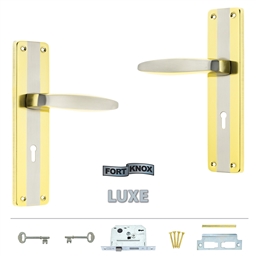 M8A20 - 3 Lever Lockset Biflora 8"